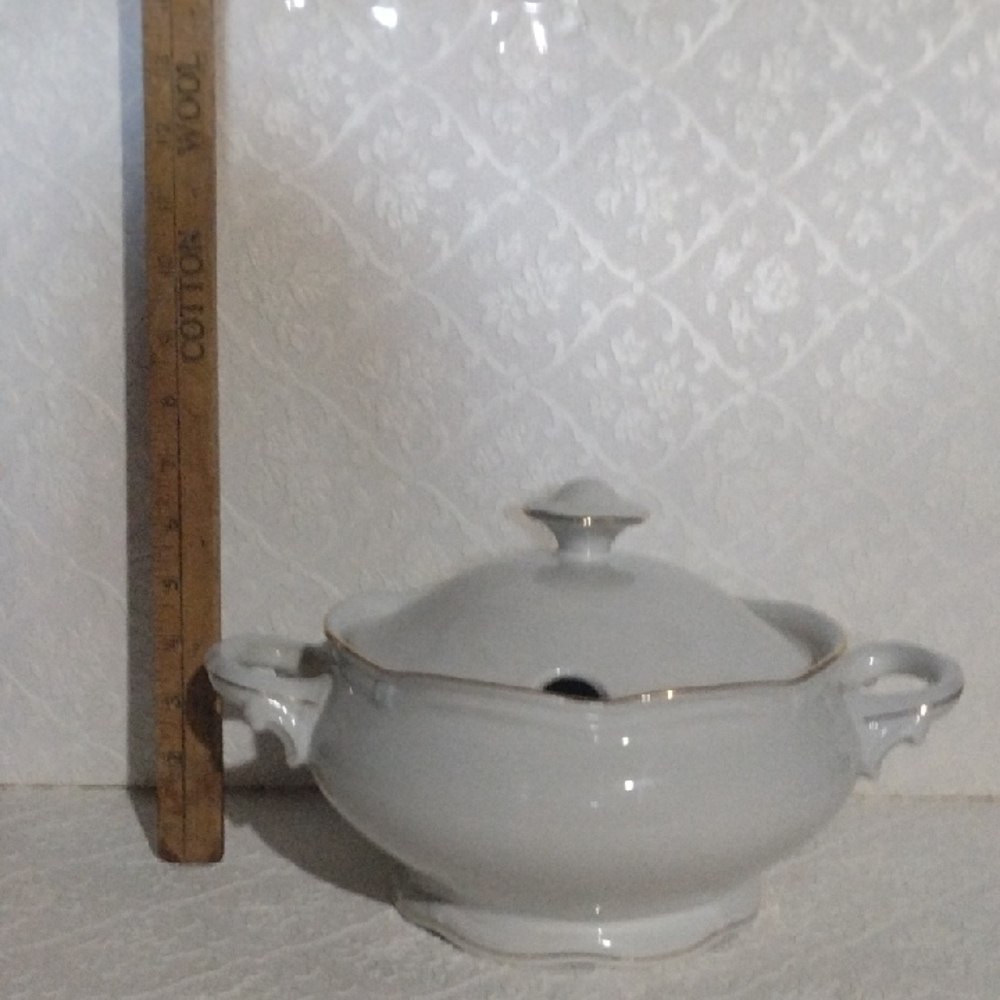 Elegant White Ceramic Serveware with Handles